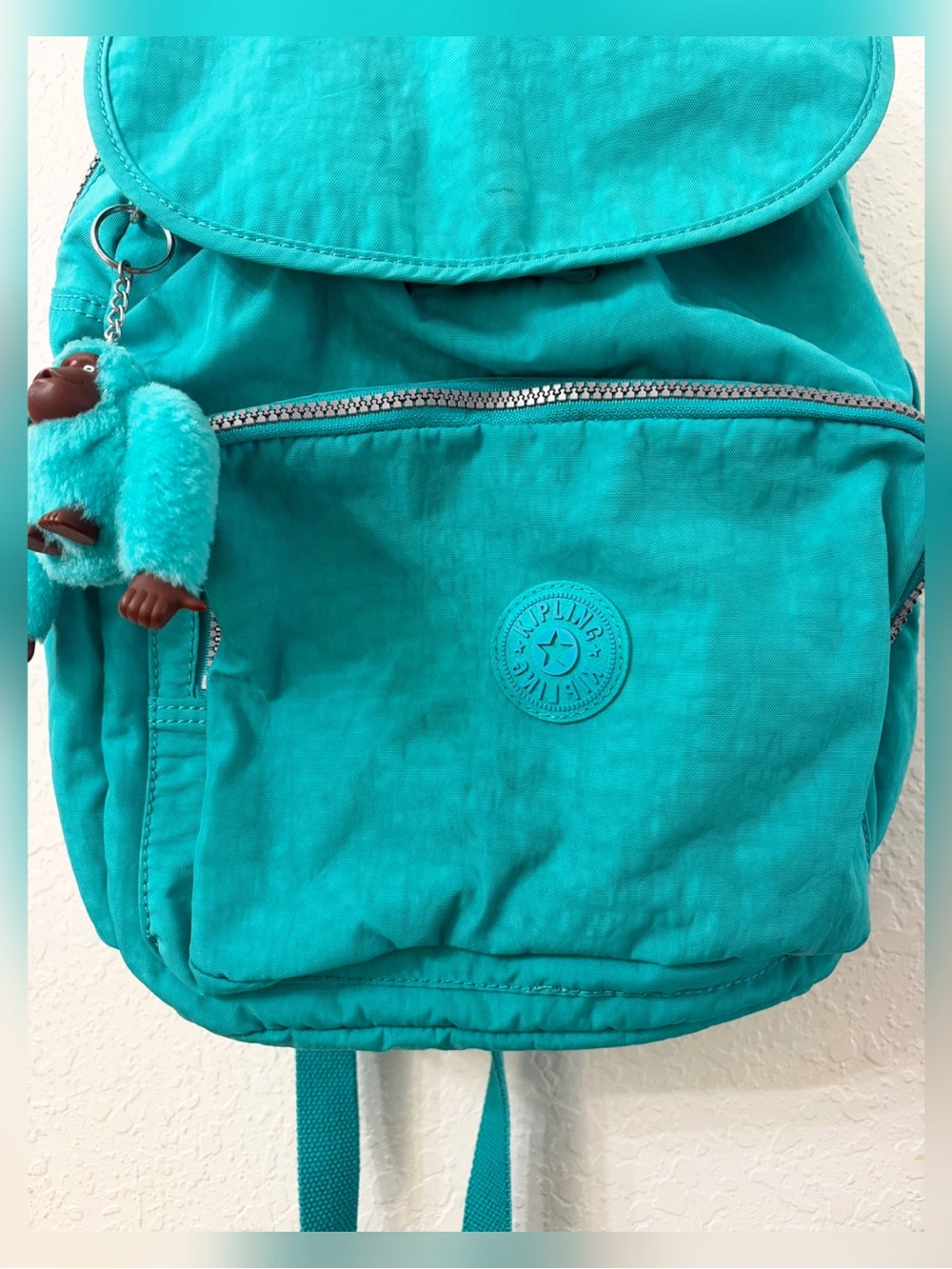 Kipling Ravier Backpack - Turquoise Teal - Picture 2 of 15